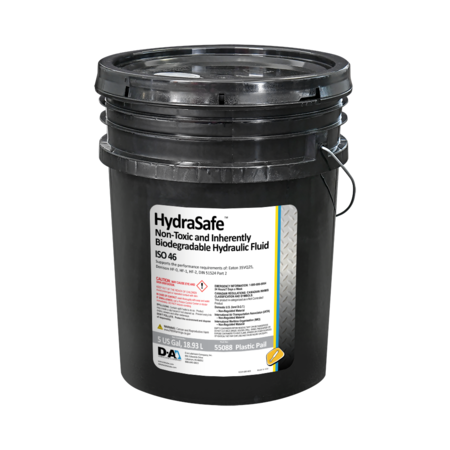 D-A HydraSafe Hydraulic Fluid ISO 46 - 5 Gallon Plastic Pail -  D-A LUBRICANT CO, 55088